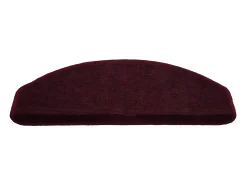 Clearance MCW Alfombrilla para escalones -G49 (juego de 15), media caña, burdeos Granate