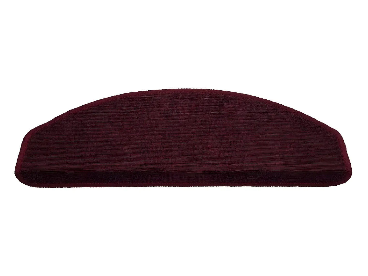 Clearance MCW Alfombrilla para escalones -G49 (juego de 15), media caña, burdeos Granate