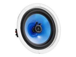 Plafón-Altavoces de Techo SucceBuy Lote de 2 50 Vatios 20cm, Montaje Empotrado, Sistema de Altavoces Empotrados en Techo y Pared Blanco