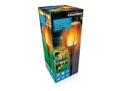 Grundig Antorcha solar 600mAh 30 LED negro Ø9x59 cm Transparente Outlet