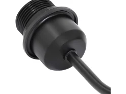 NETTLIFE Aplicación para pared , lámpara de iluminación para pared interior Vintage, lámparas para pasillo retro, negra, E27. Negro New