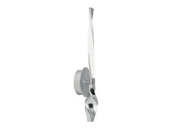 Aplique a pared led cromo modelo Mar 45 cm (alto)12 cm(ancho)10 cm(fondo) Gris