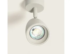 Ledkia Aplique Aluminio Circular Adrien 1 Foco Piedra Gris