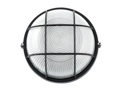 Outlet AKUNADECOR Aplique Apus Redondo Grande, En Aluminio Negro