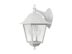 Clearance AKUNADECOR Aplique Spica En Aluminio Y Cristal, Ip 44, Blanco