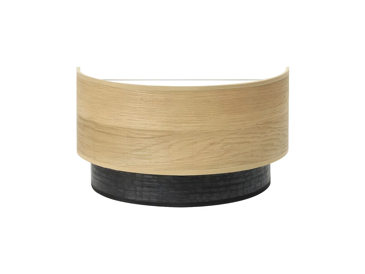 New AKUNADECOR Aplique Colet En Negro Y Madera Clara Marru00f3n