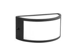 AKUNADECOR Iluminación Exterior-Aplique De Aluminio Modelo Ara Para Jardin O Terraza Negro