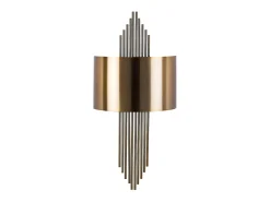 Hot OZAIA Aplique de arte déco de metal - Ancho 22 x Alt. 75 cm - SANGARIUS Dorado