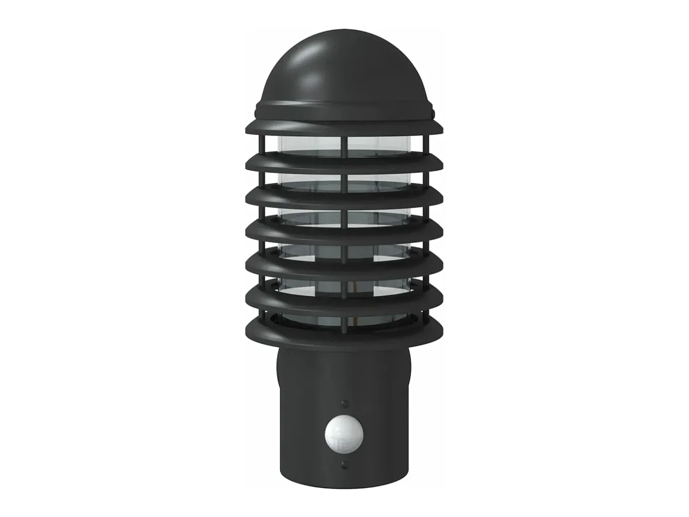 Best Aplique de exterior con sensor acero inoxidable ES356348 Negro