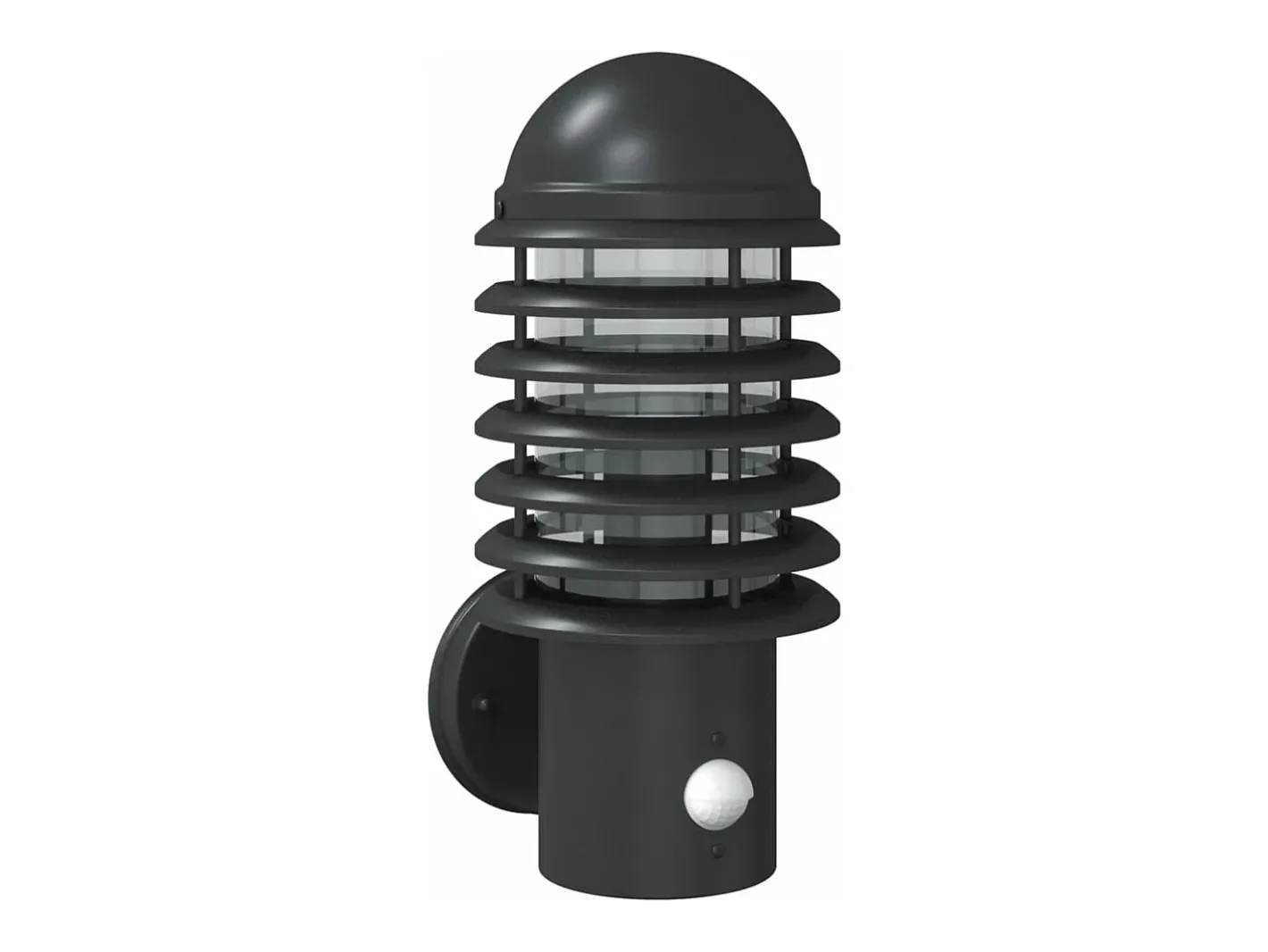 Best Aplique de exterior con sensor acero inoxidable ES356348 Negro