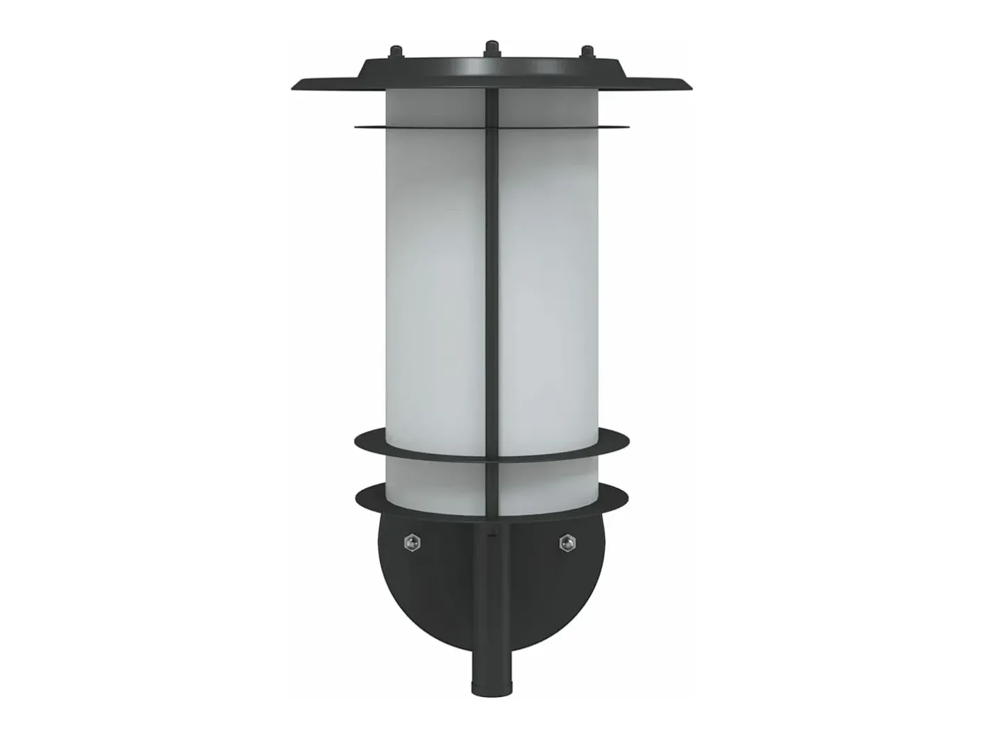 Discount Aplique de exterior de acero inoxidable ES451404 Negro