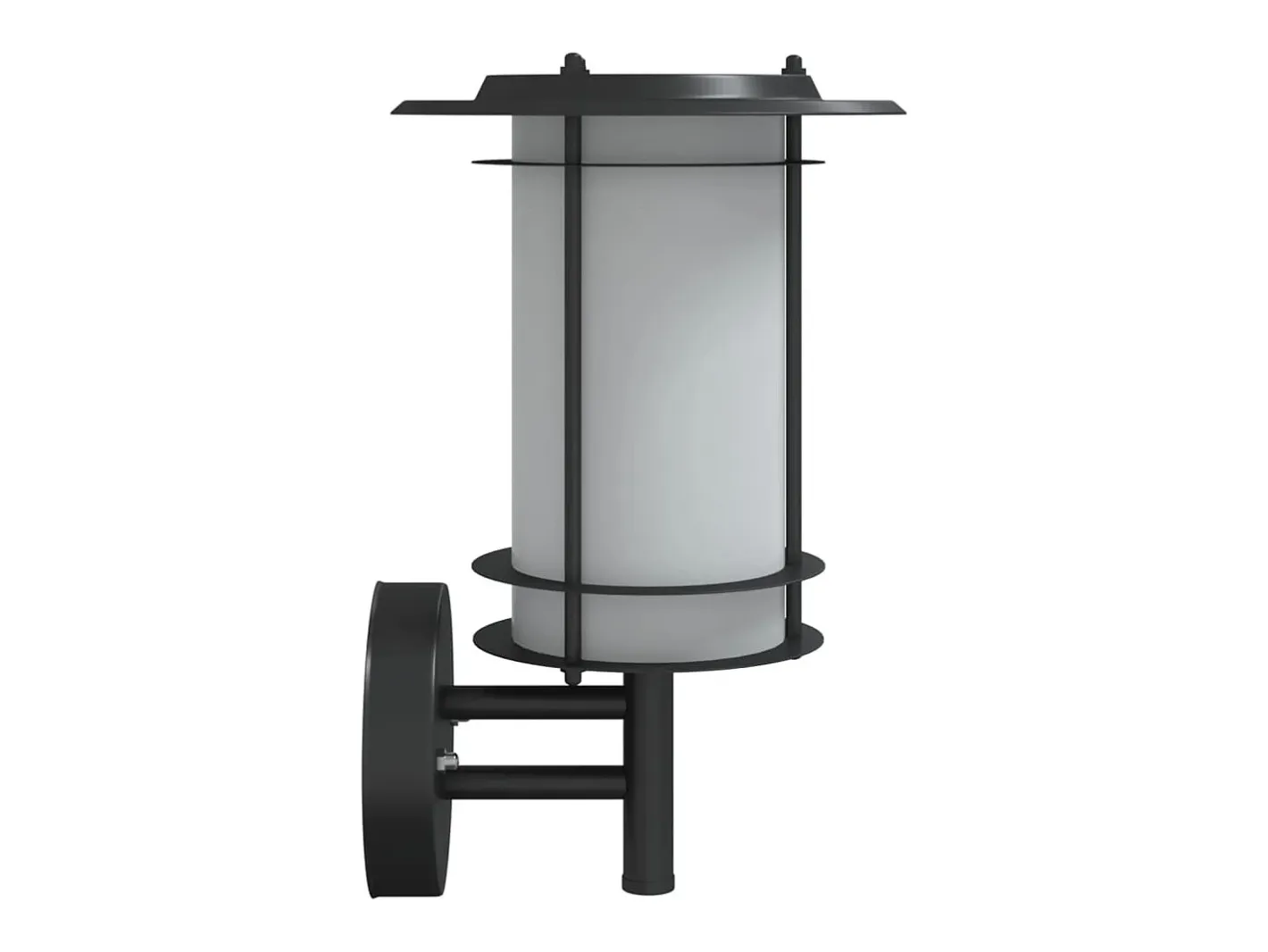 Discount Aplique de exterior de acero inoxidable ES451404 Negro