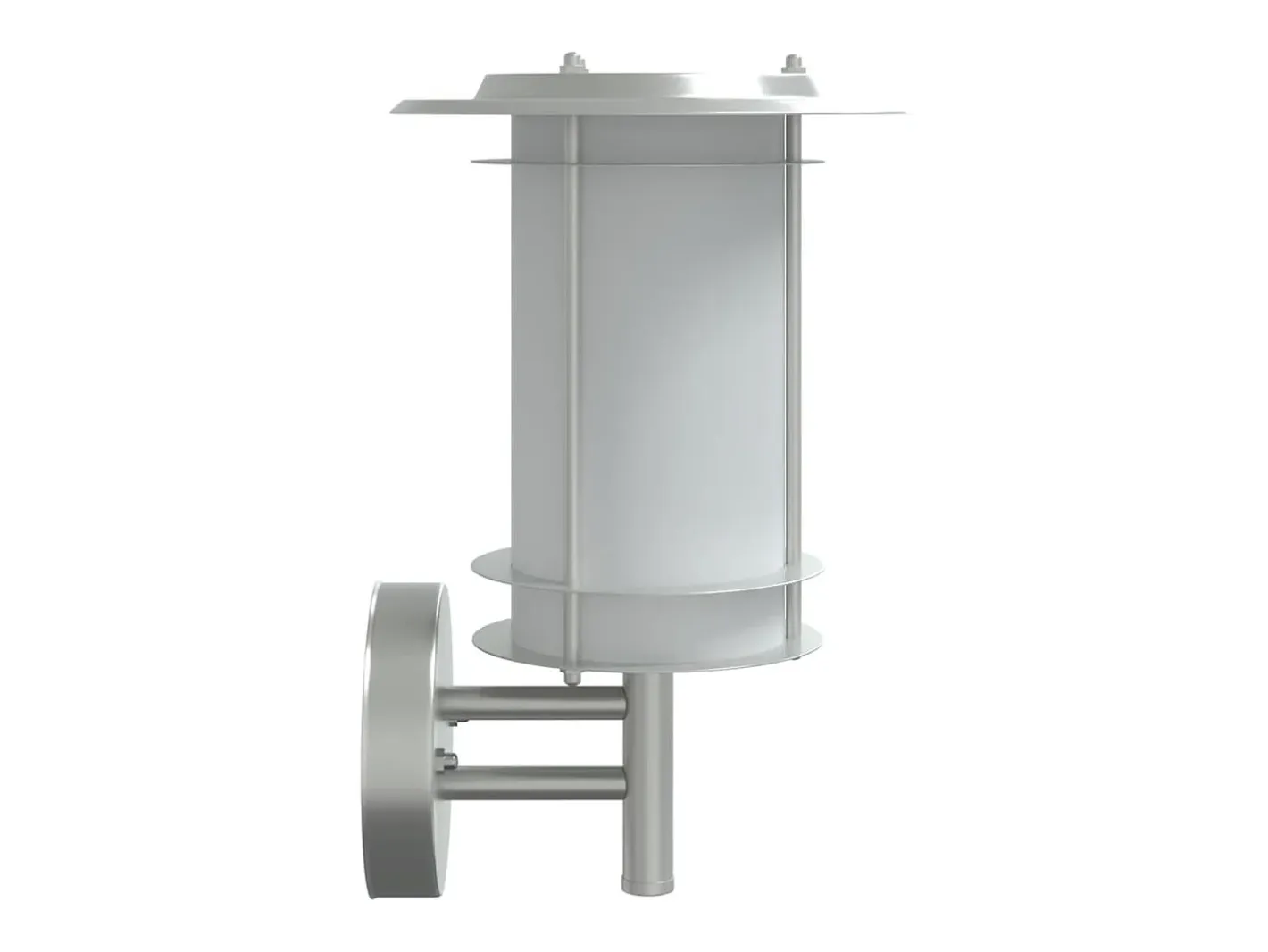 Outlet Aplique de exterior de acero inoxidable ES391444 Plateado