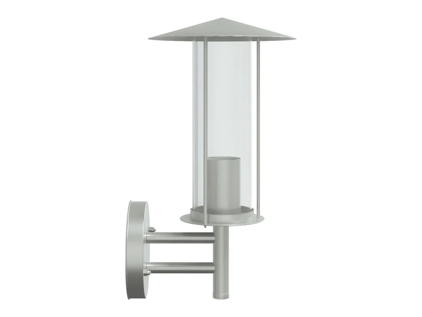 Aplique de exterior de acero inoxidable ES760281 Plateado