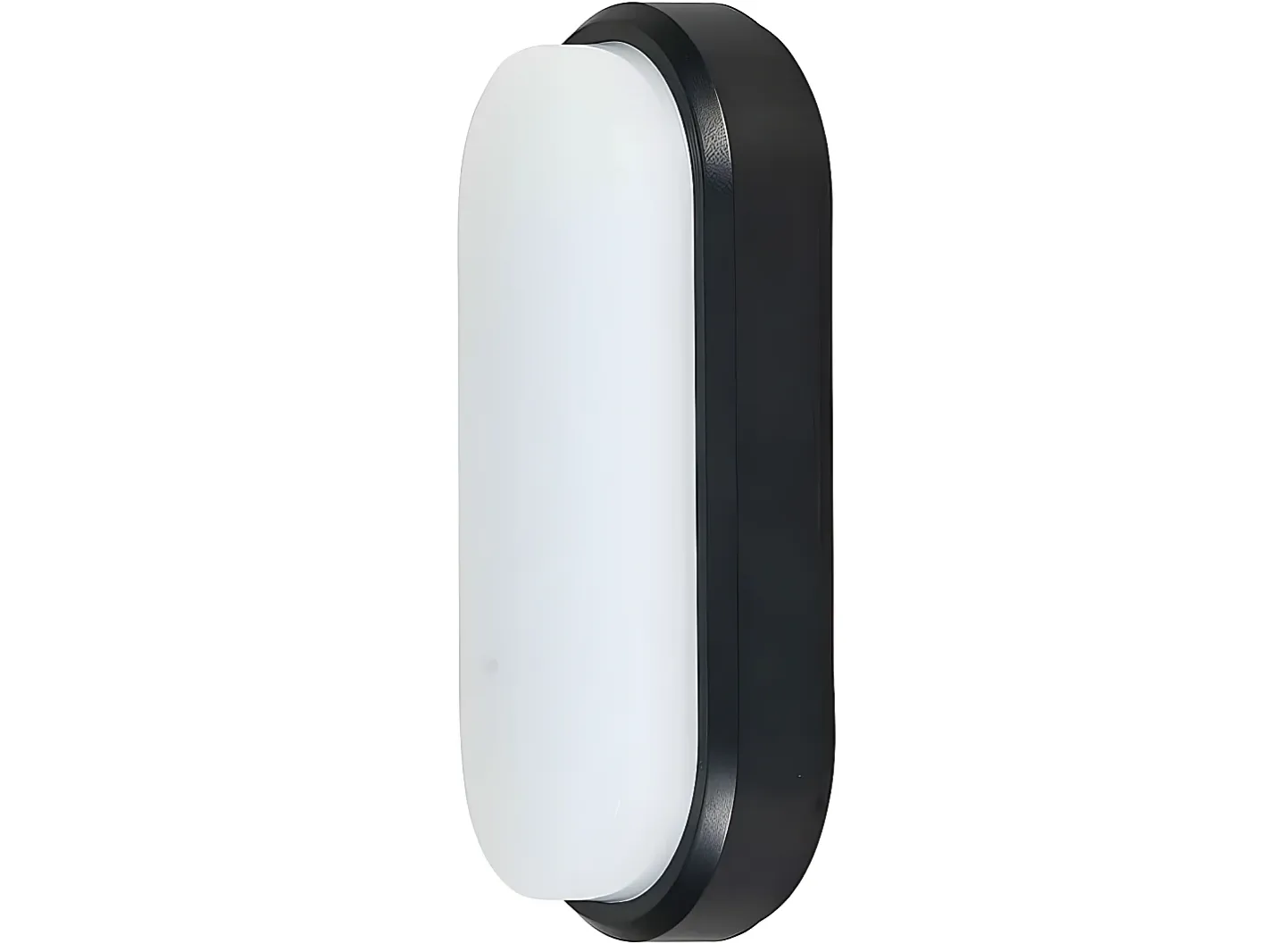 AKUNADECOR Aplique De Exterior De 12w Modelo Yucatan Oval Ip65 Negro Sale