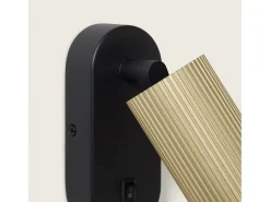 Ledkia Aplique de Pared Aluminio Aritz 1 Foco Dorado Discount