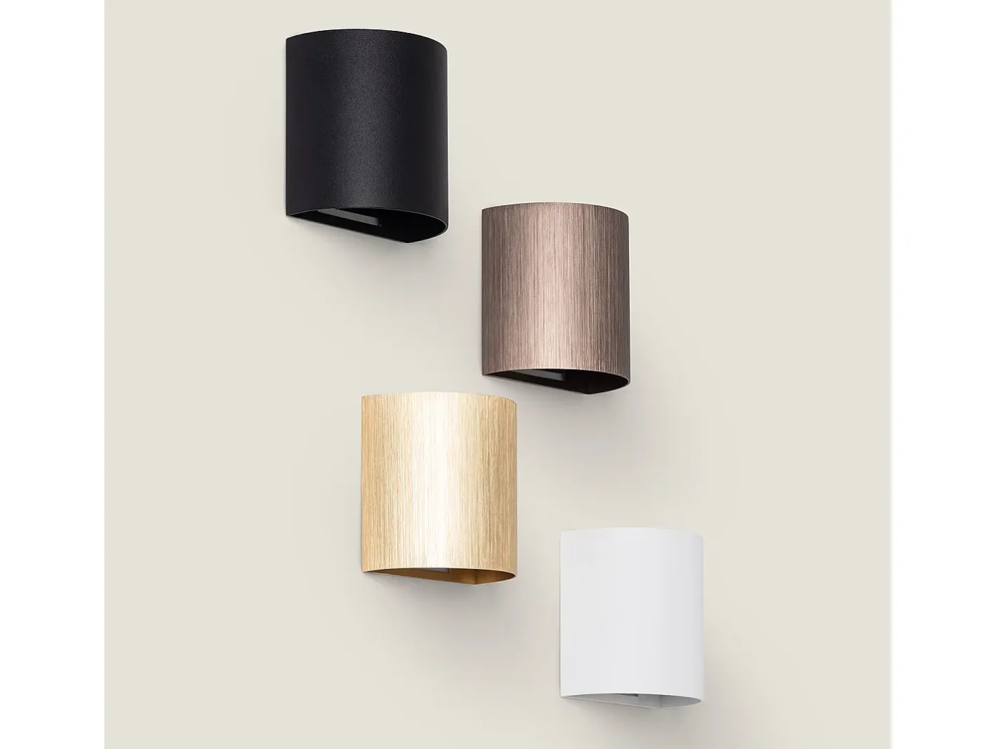 Ledkia Plafón-Aplique de Pared Aluminio Adonai Blanco