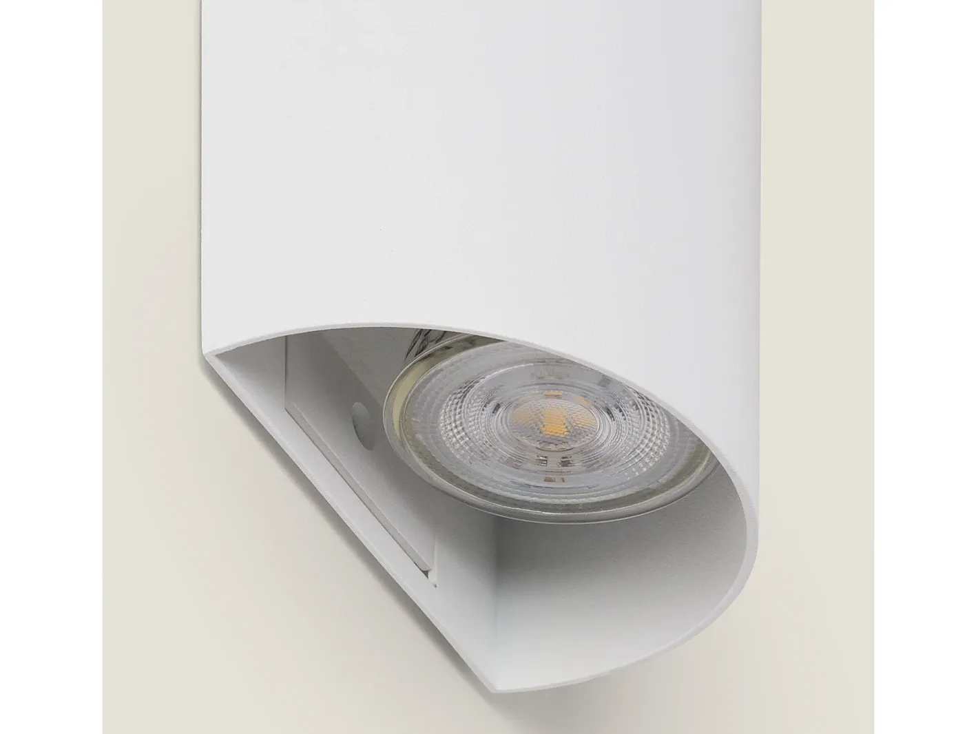 Ledkia Plafón-Aplique de Pared Aluminio Adonai Blanco