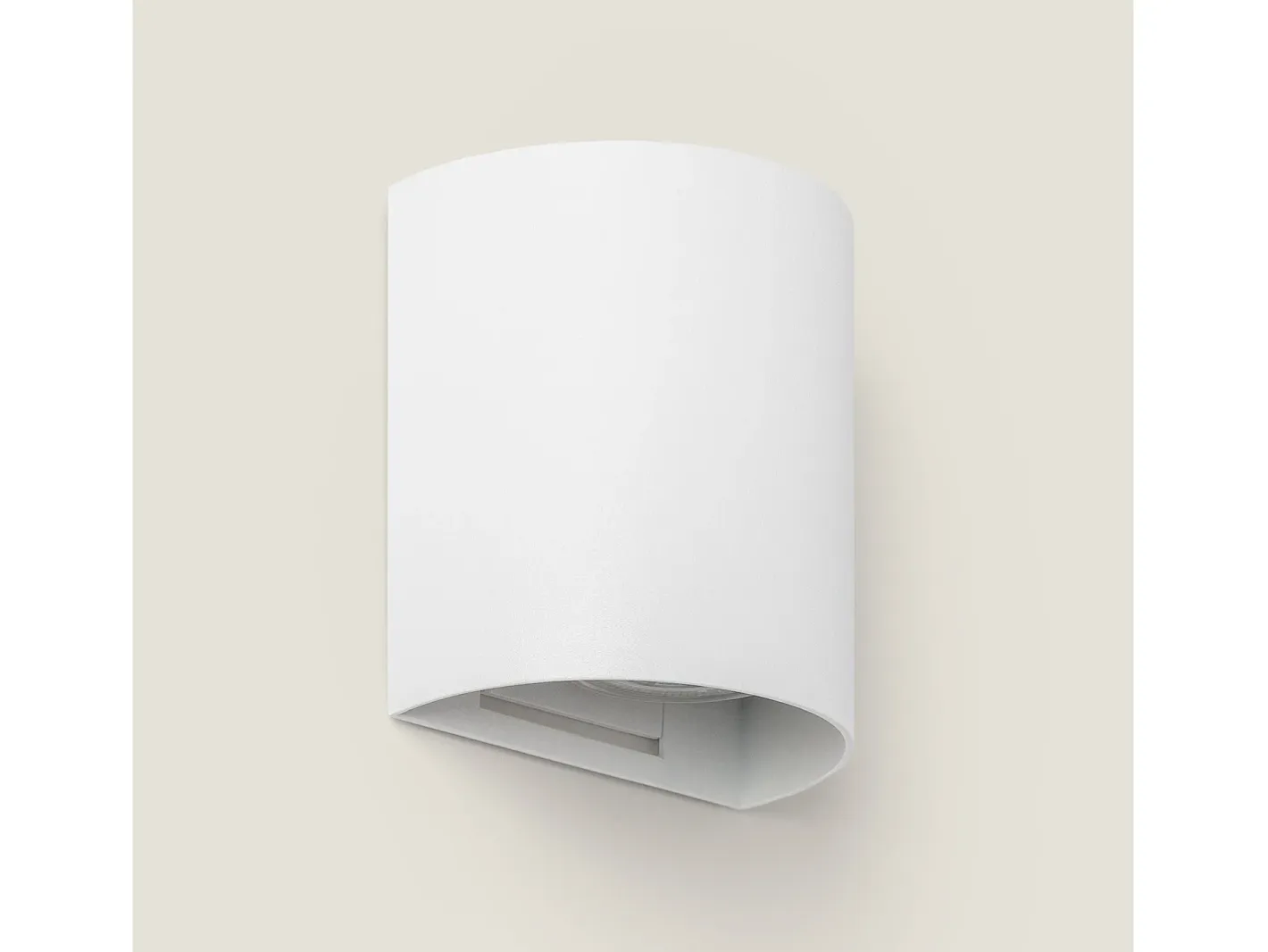 Ledkia Plafón-Aplique de Pared Aluminio Adonai Blanco
