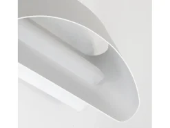 Aplique de pared COOPER estilo moderno y versátil - Anchura 24 cm - LED SMD 9W - 850lm y 3K - up&down - acero y Blanco Sale