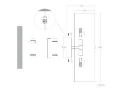 Ledkia Aplique de Pared de Metal Daily Dorado Discount