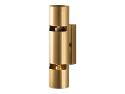 OZAIA Aplique Para Pared-Aplique de pared de metal - Alt. 30 x D. 8 cm - LYORA Dorado