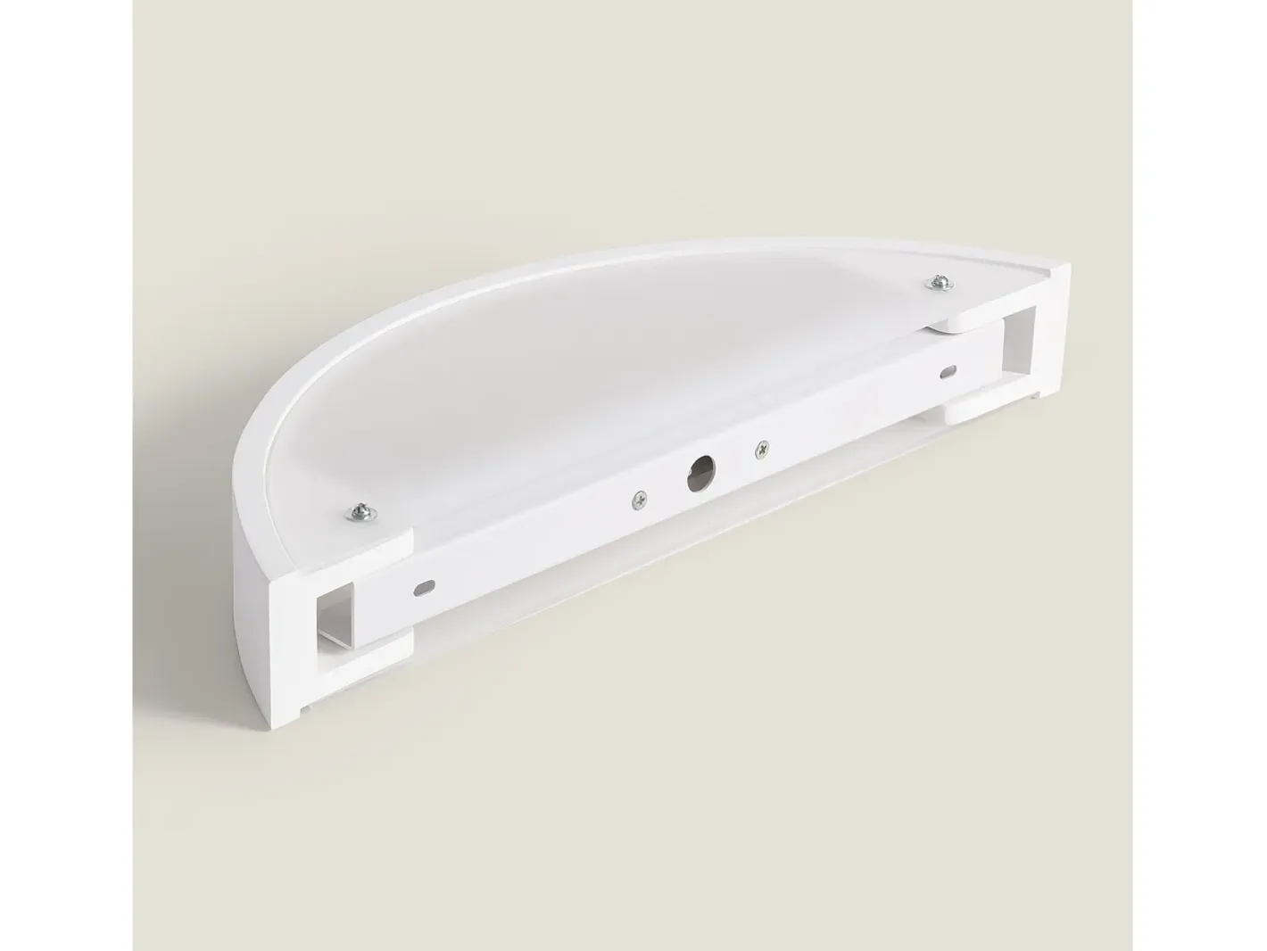 Ledkia Aplique de Pared de Yeso Iluminación Doble Cara Upinde Blanco