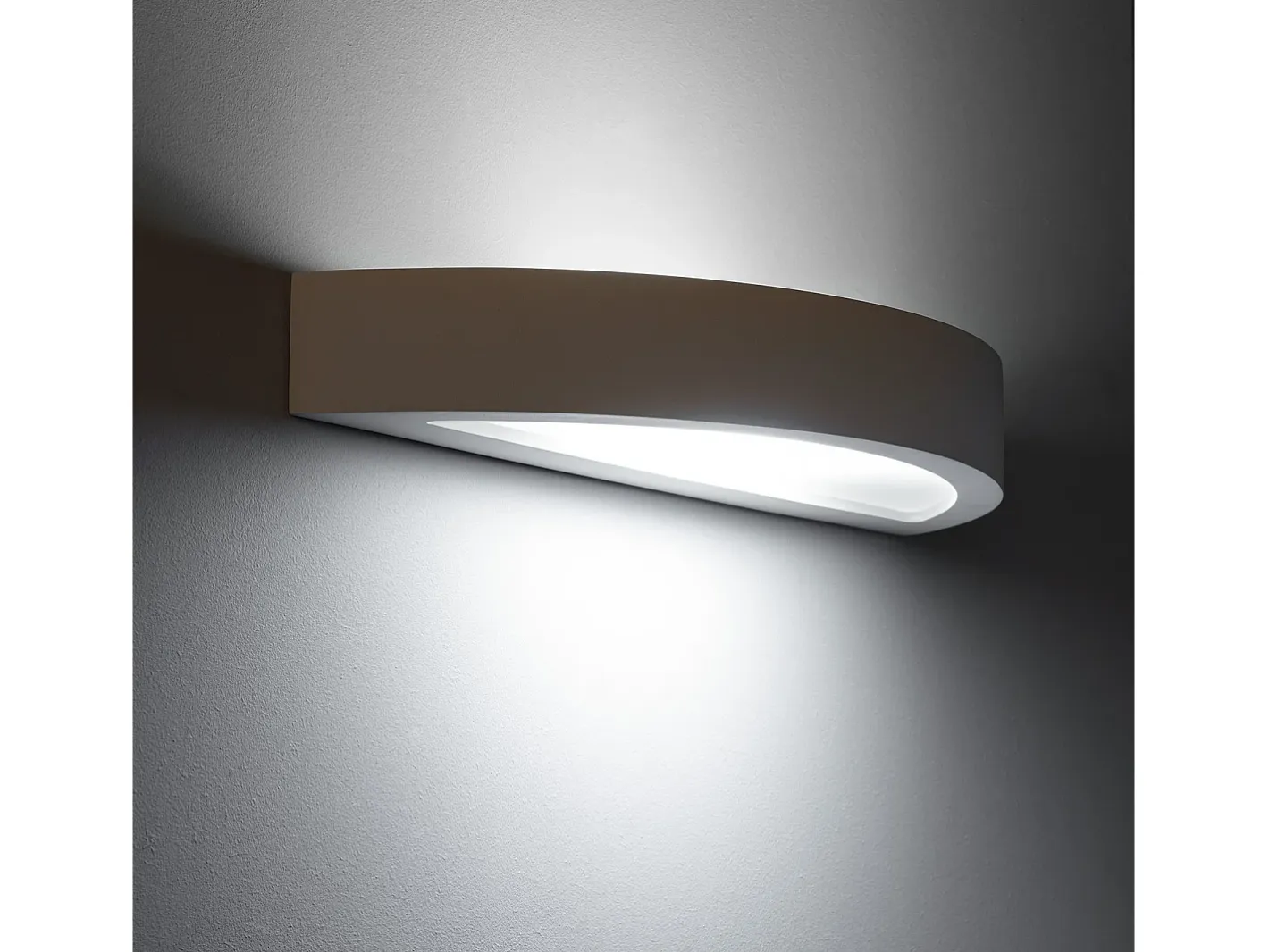Ledkia Aplique de Pared de Yeso Iluminación Doble Cara Upinde Blanco