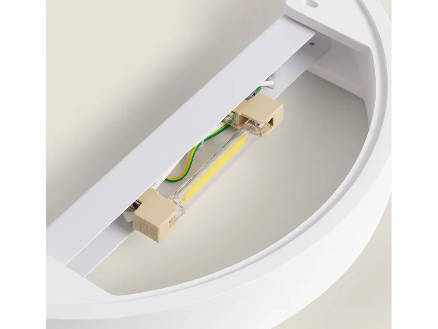 Ledkia Aplique de Pared de Yeso Iluminación Doble Cara Upinde Blanco