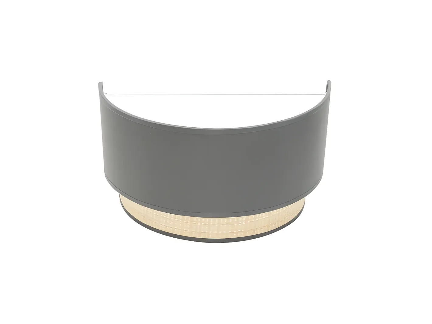 AKUNADECOR Aplique De Pared En Color Modelo Kandy 1luz Gris Clearance