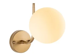 OZAIA Aplique de pared en metal con globo - D. 15 cm - ORBEA Dorado Outlet