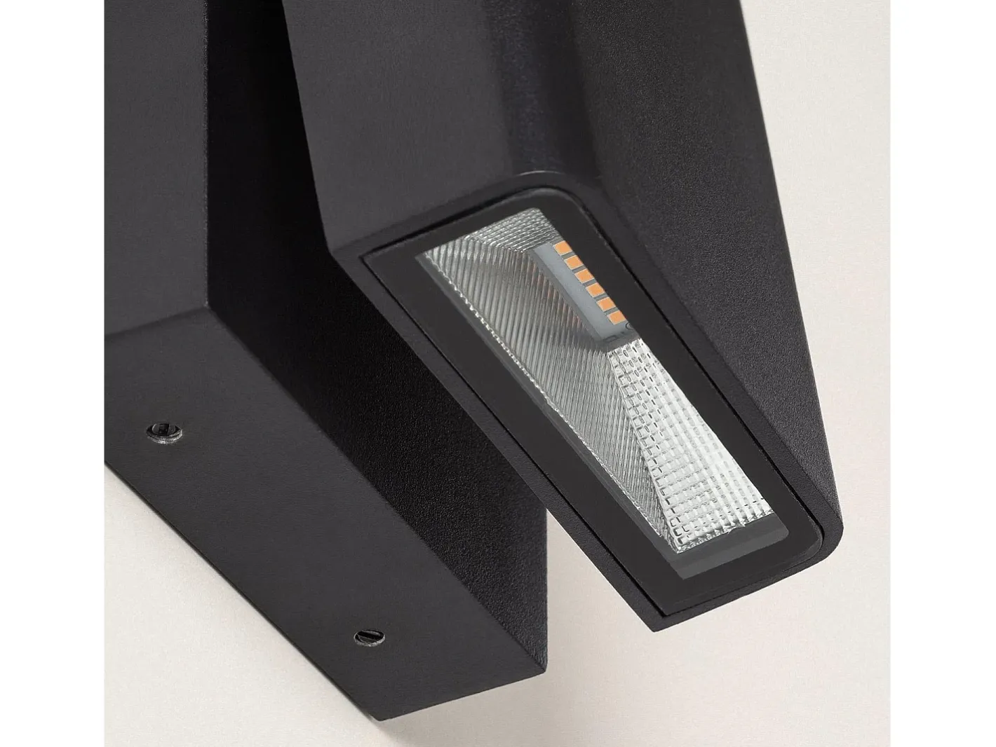 Ledkia Aplique de Pared Exterior LED 6W Aluminio Mully Negro Sale