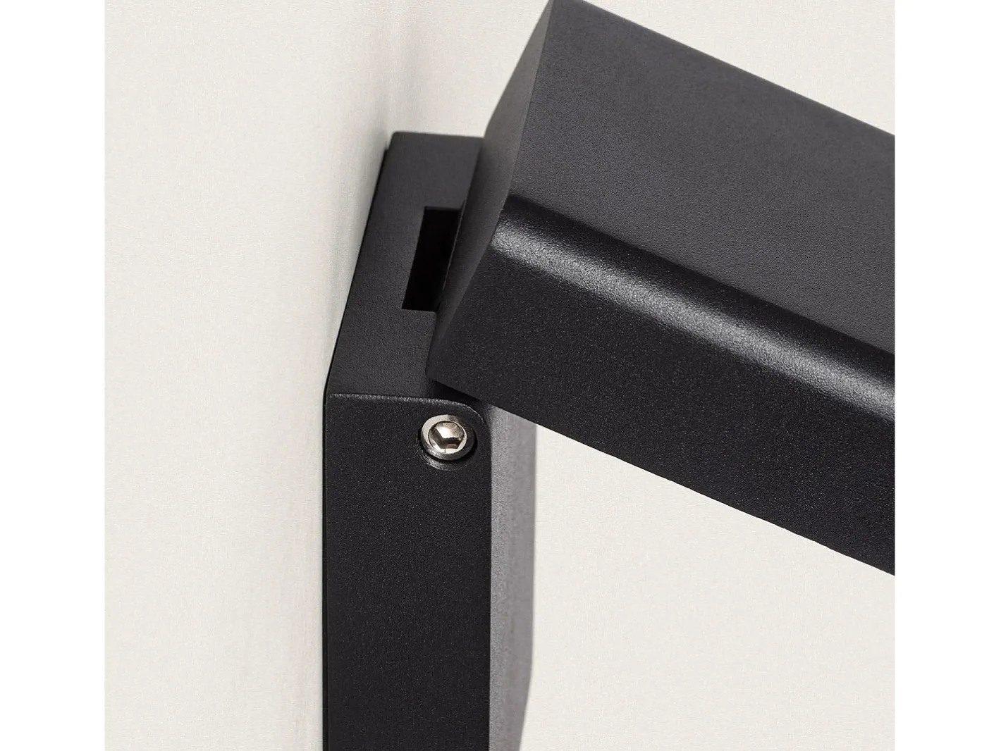 Ledkia Aplique de Pared Exterior LED 6W Aluminio Mully Negro Sale