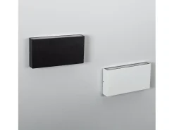 Clearance Ledkia Aplique de Pared Exterior LED 10W Iluminación Doble Cara Rectangular Luming II Negro