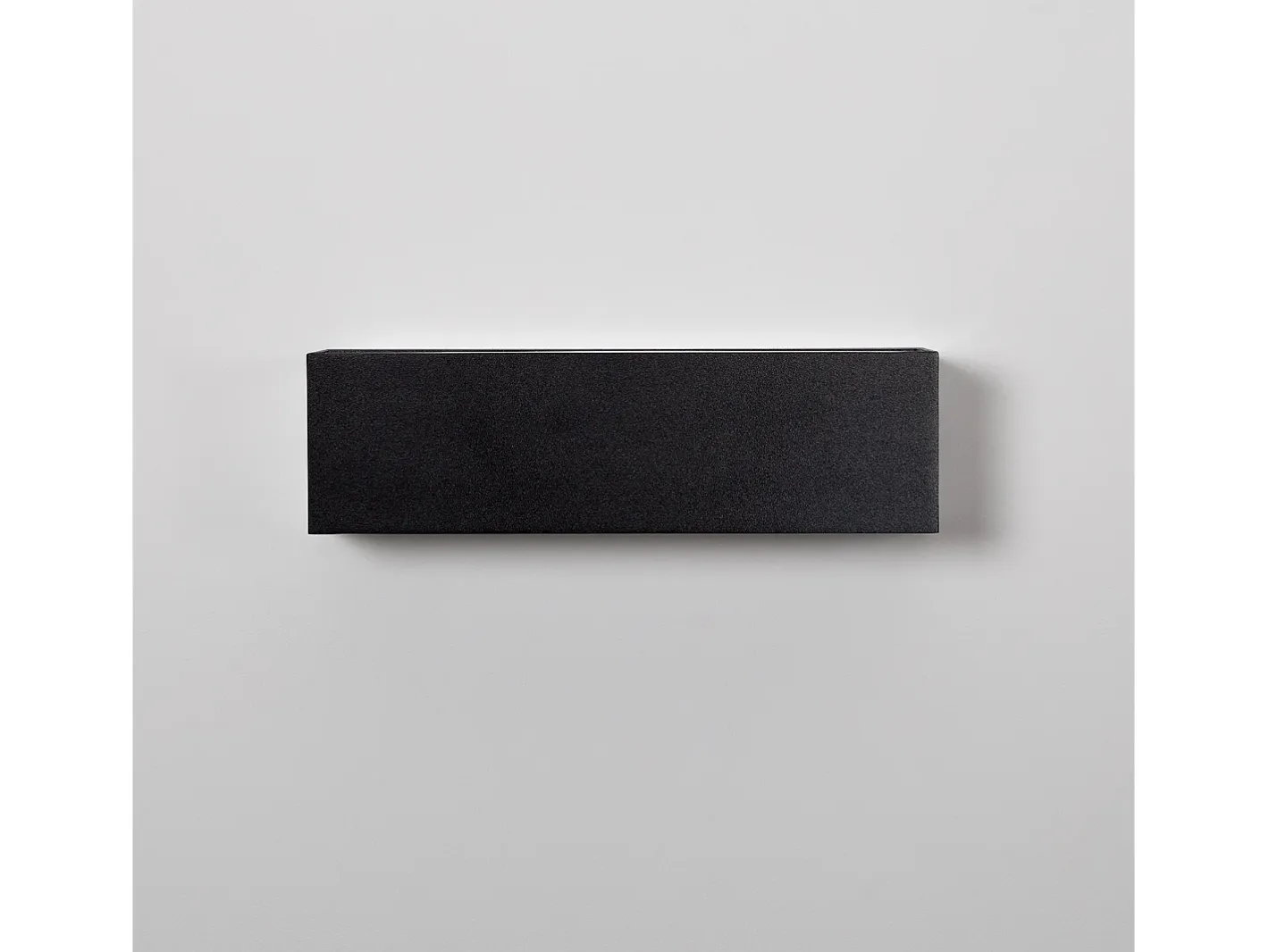 Ledkia Iluminación Exterior-Aplique de Pared Exterior LED 10W Iluminación Doble Cara Rectangular Lena 4000K Blanco Neutro Negro