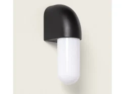 Ledkia Iluminación Exterior-Aplique de Pared Exterior Aluminio Anturio Negro