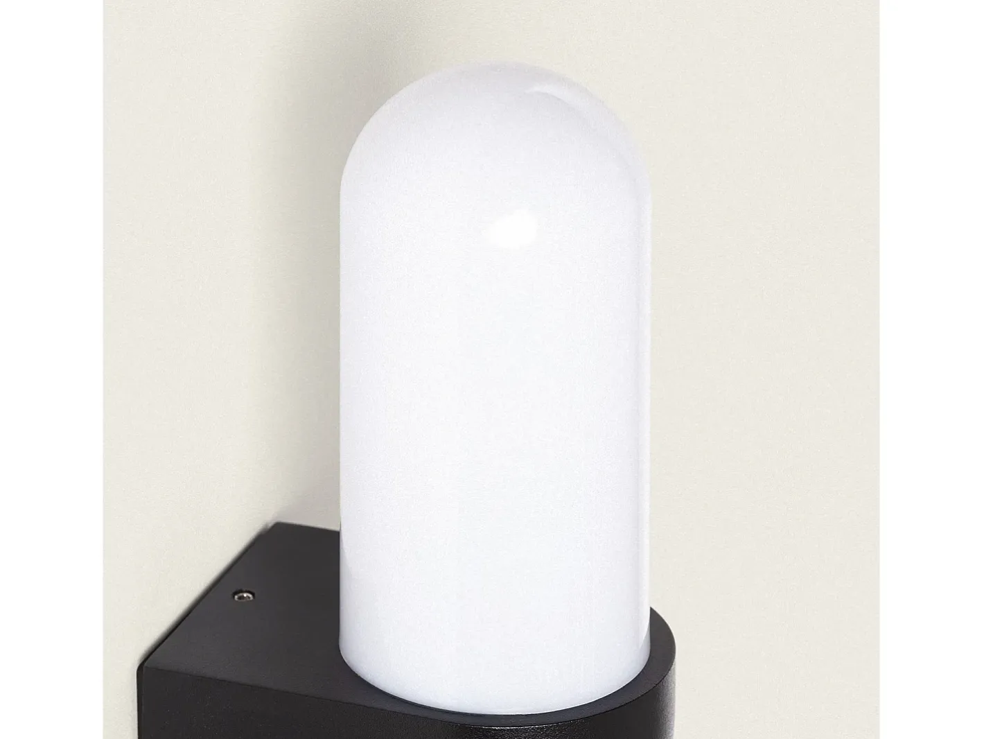 Ledkia Iluminación Exterior-Aplique de Pared Exterior Aluminio Anturio Negro