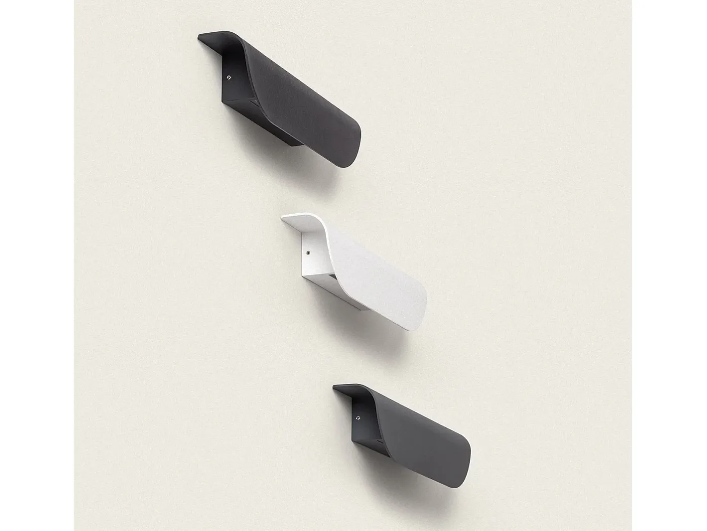 Ledkia Iluminación Exterior-Aplique de Pared Exterior LED 12W Aluminio Agerato Blanco