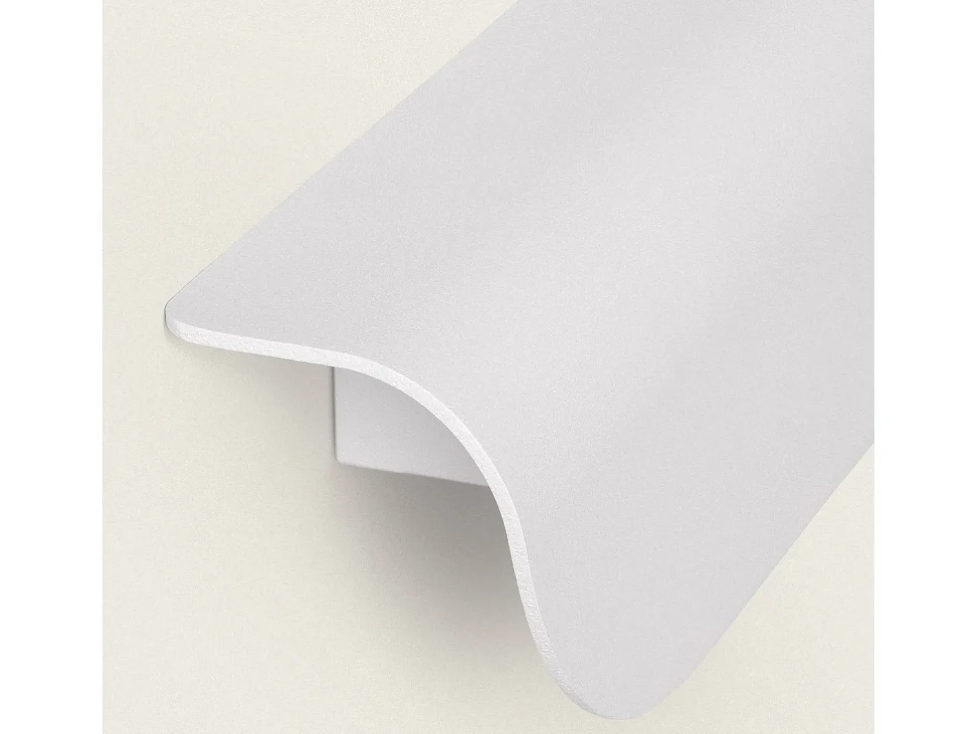 Ledkia Iluminación Exterior-Aplique de Pared Exterior LED 12W Aluminio Agerato Blanco