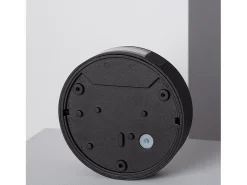 Ledkia Iluminación Exterior-Aplique de Pared Exterior LED 6W Aluminio Crono Gris 3000K Blanco Cálido Negro