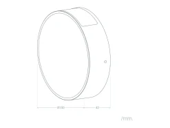 Sale Ledkia Aplique de Pared Exterior LED 6W de Aluminio Crono Negro 3000K Cálido Blanco
