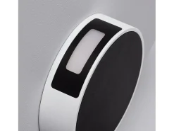 Sale Ledkia Aplique de Pared Exterior LED 6W de Aluminio Crono Negro 3000K Cálido Blanco
