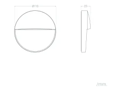 Sale Ledkia Aplique de Pared Exterior LED 3W CCT Seleccionable Superficie Circular Jade Negro