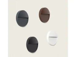 Sale Ledkia Aplique de Pared Exterior LED 3W CCT Seleccionable Superficie Circular Jade Negro