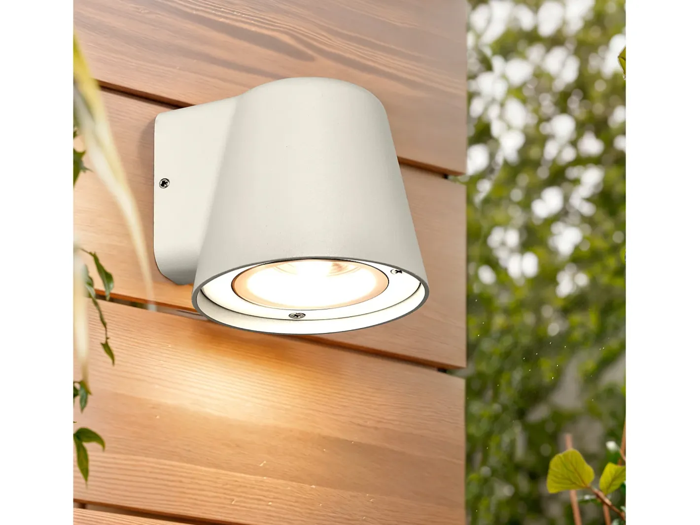 Sale Ledkia Aplique de Pared Exterior Aluminio Darjan Oroco II Blanco Multicolor