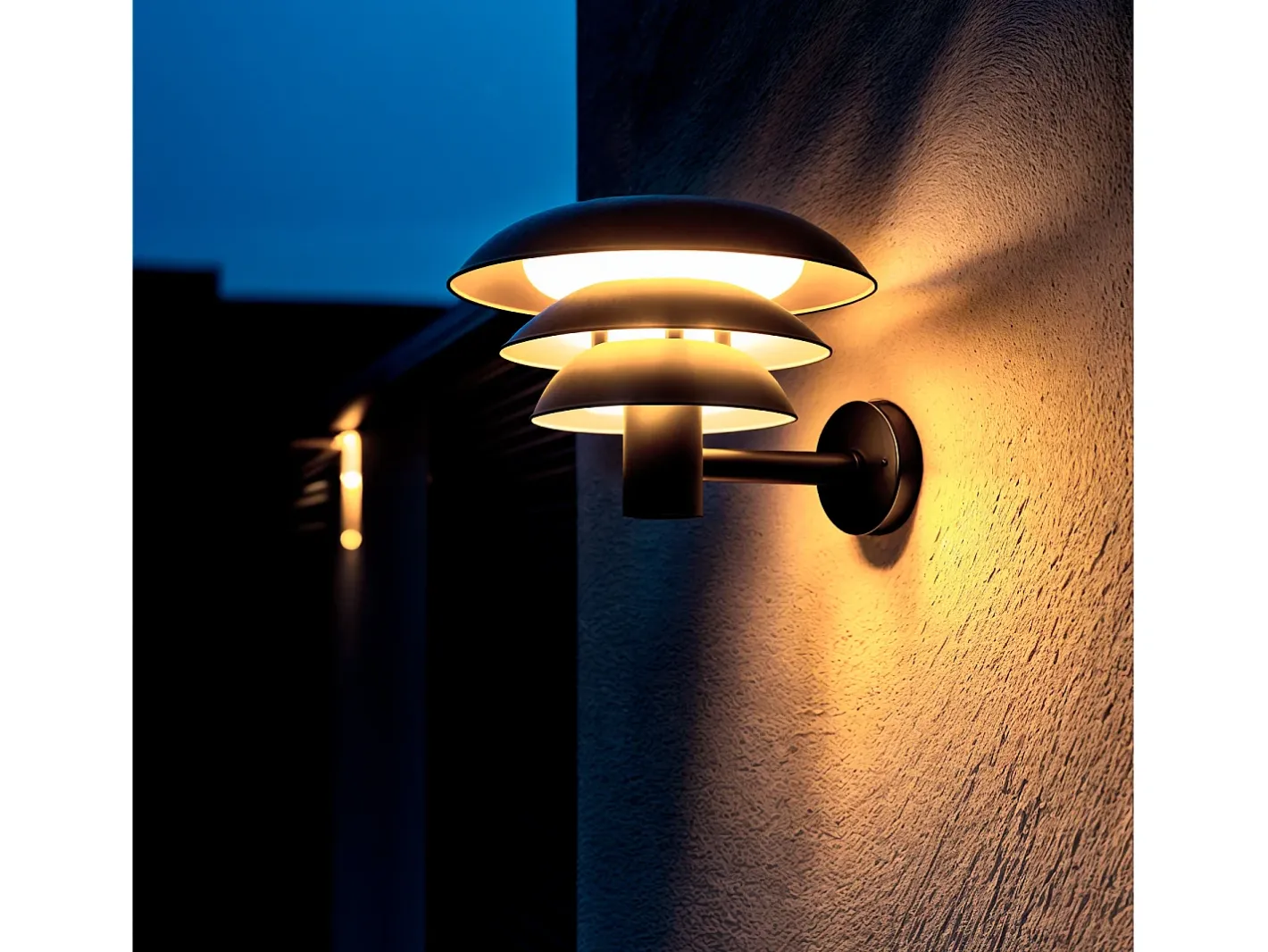 Ledkia Aplique de Pared Exterior Solar LED 1,5W Acero Inoxidable Biel Negro Clearance