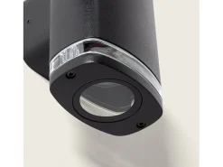 Ledkia Aplique de Pared Exterior Ranedux Negro Clearance