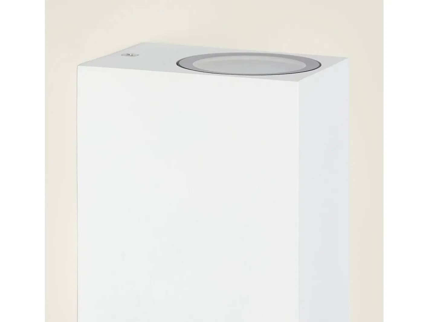 Ledkia Iluminación Exterior-Aplique de Pared Exterior Aluminio Iluminación Doble Cara Miseno Blanco