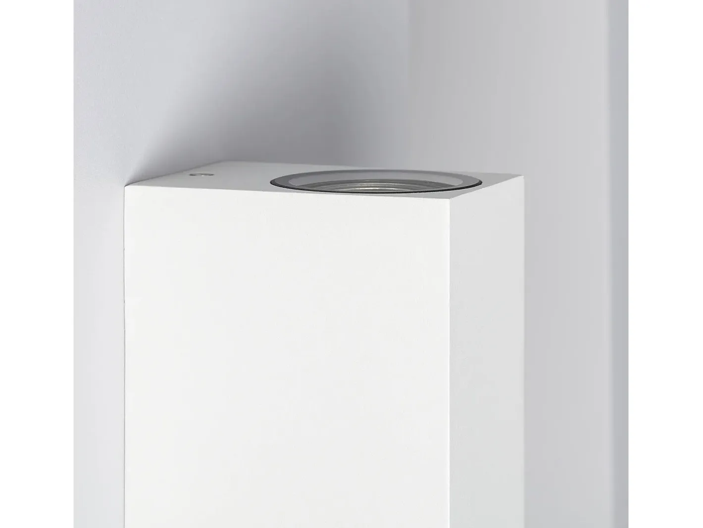 Ledkia Iluminación Exterior-Aplique de Pared Exterior Aluminio Iluminación Doble Cara Miseno Blanco