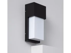 Ledkia Aplique de Pared Exterior de Aluminio Etnea Negro Sale